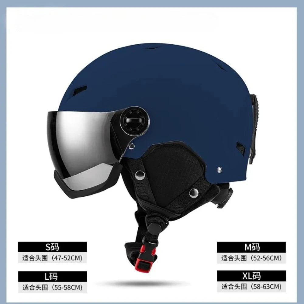 LUMDEER Winter Ski Helmet One-piece Adult Universal Snow Helmet Skating Ski girl Men's Snowboard Outdoor Sports Helmets 2026