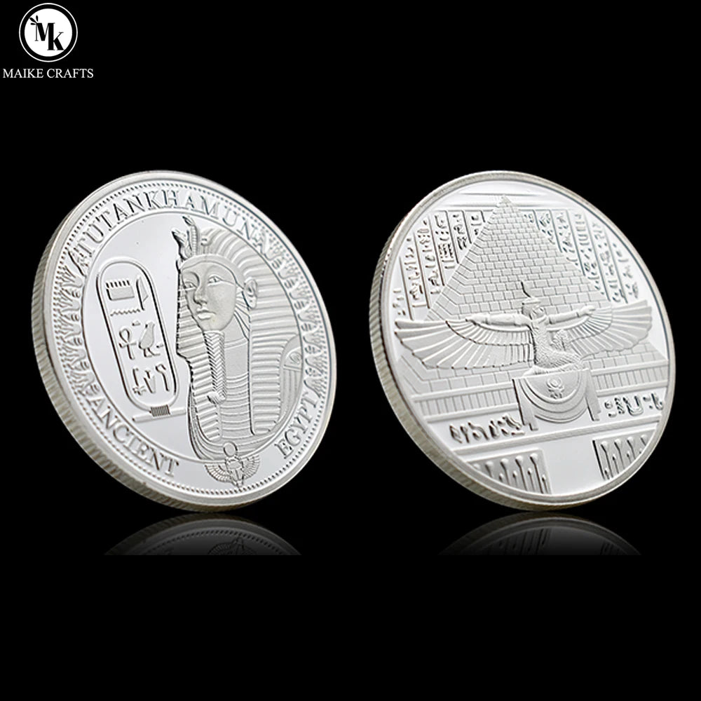 Goddess Isis Commemorative Coin Gold Silver Bronze Metal Ancient Egyptian Mystery Challenge Coin Collection Holiday Gift