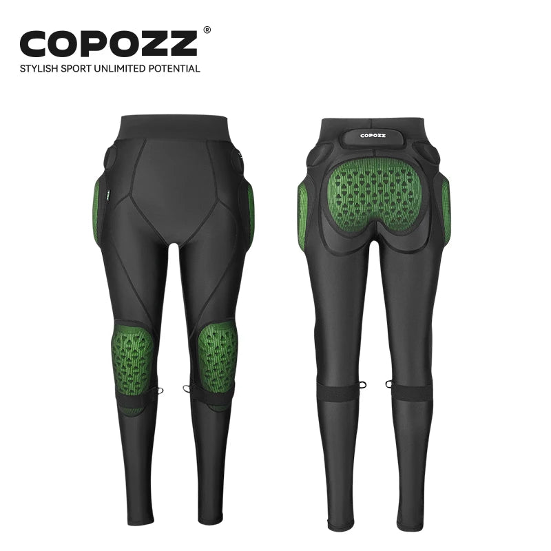 COPOZZ ESA Anti-Collision Back Chest Impact Protection Motorcycle Inner Jacket Clothes Full Body Ski Armour Protector Pants