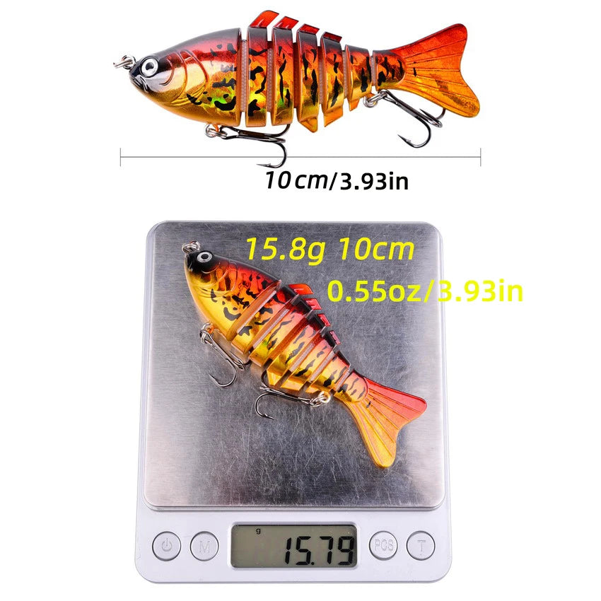 Aorace 5pcs Sinking Wobbler Set Crankbaits Fishing Kit Artificial Bait Hard Lure Swimbait Pike Wobblers For Bass Fishing Tackle