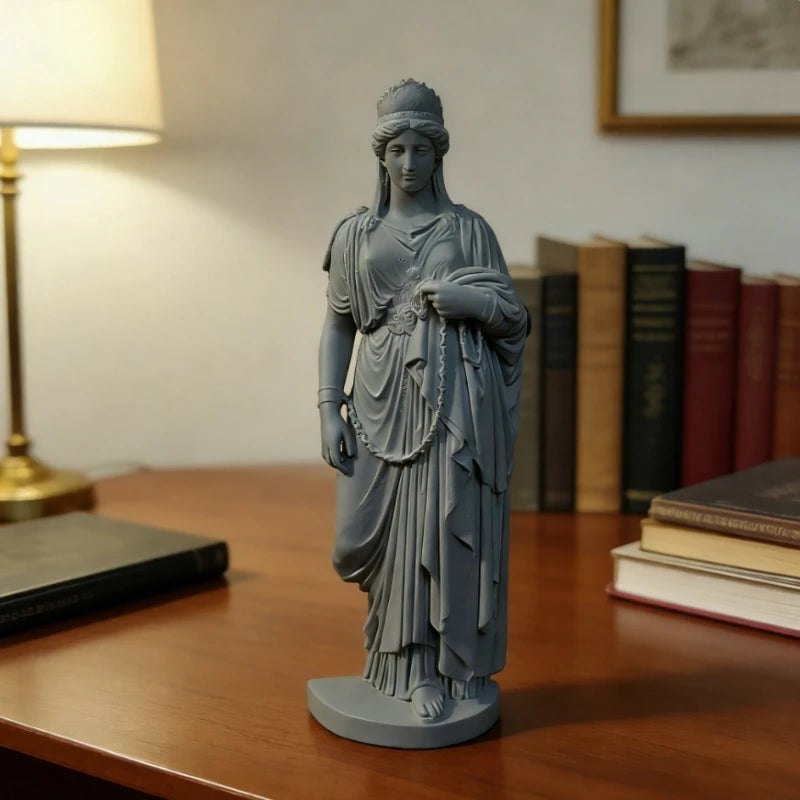 Greek Goddess Statue, New Classical Art Sculpture for Home Office - Desk & Decor Gift for Housewarming, Success