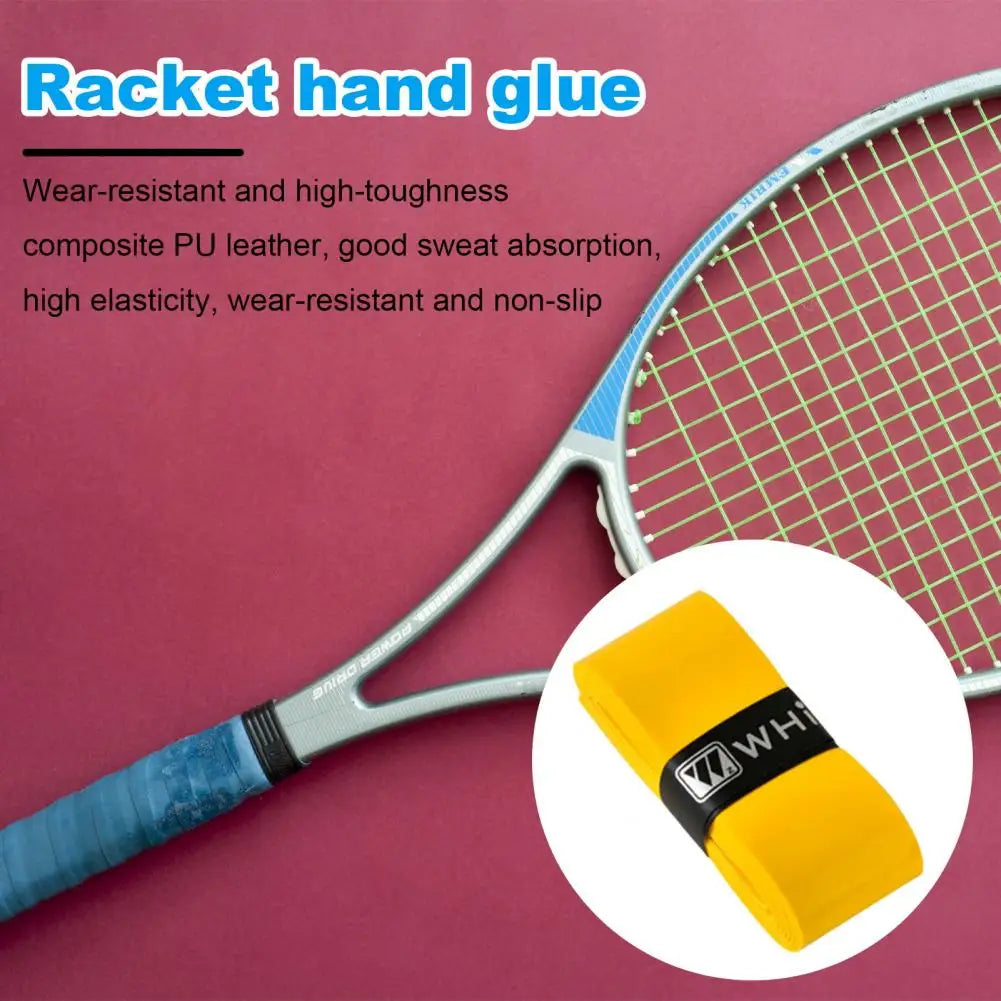 110*2.5cm Tennis Racket Grip Tape Anti Slip Sweat Absorbent Grip Overgrip Tape Badminton Tennis Cover Tape Sports Accessories