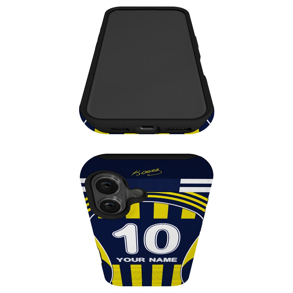 25 Turkey Fenerbahce Sukru Saracoglu SARI KANARYA Case for iPhone 17 Air 16e 16 15 14 Pro Max 13 12 11 Mini X XS XR 7 8 6S Plus