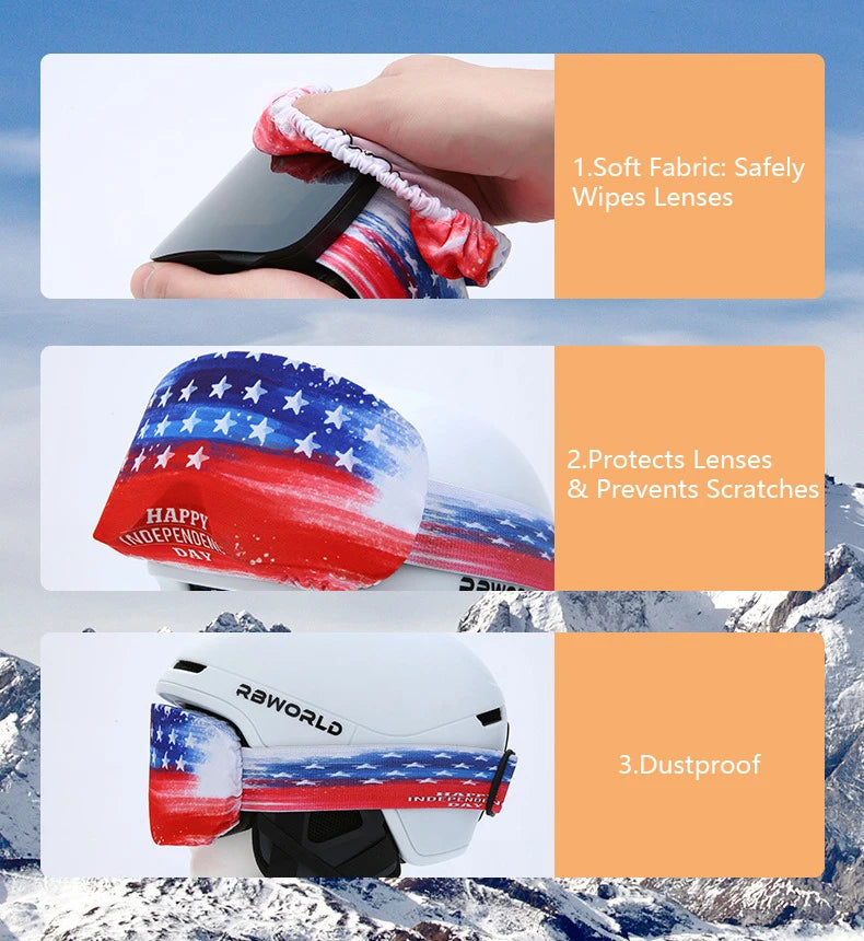 Protective Cover for Ski Goggles Lens Pouch
