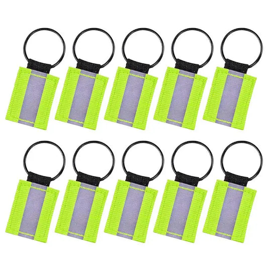 Reflective Backpack Tag 10X Safety Reflector Pendants Reflective Backpack Pendants Safety Reflector Pendant Tags Stylish