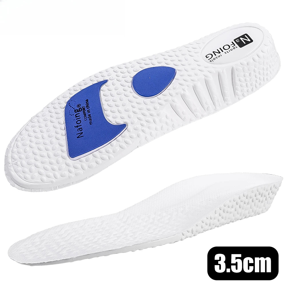 Arch Support Insoles Sneakers Height Increasing Shoe Pad Cuttable U-shaped Cup Shoes Cushion Relieve Foot Pressure Sports Insole