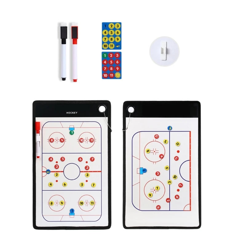 Basketball Coaching Clipboard with Dry Erases Marker and Magnets, Basketball Dry Erases Board for Coaches Football Sport
