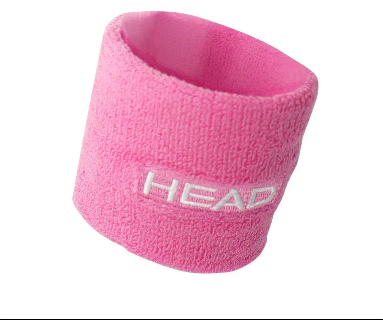 Original HEAD Tennis Wristband Badminton Sport Wristband Cotton Comfortable Sweat Wiping Non Slip Wristband