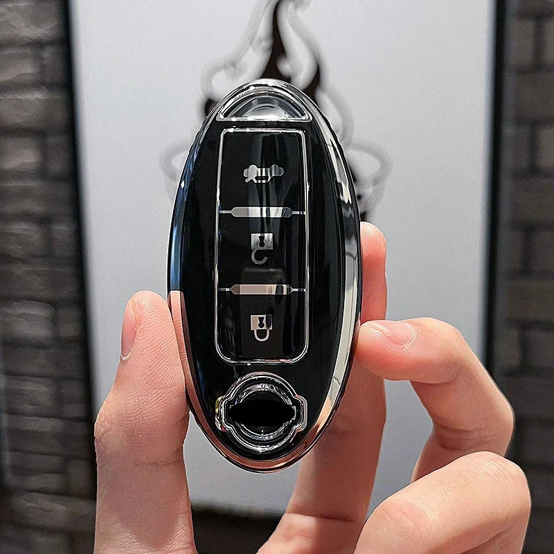 TPU Car Key Case Cover Shell for Nissan Qashqai X-Trail Versa Maxima Altima Rogue Murano Juke Tiida Infiniti FX35 QX60 Accessory