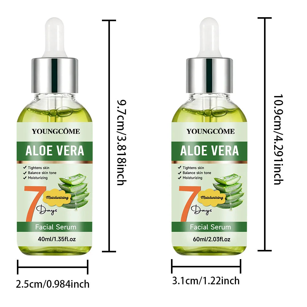 Aloe Vera Anti-aging Face Serum  Aloe Vera Hydrating Brightening Moisture Face Essence Reduce Dark Spots