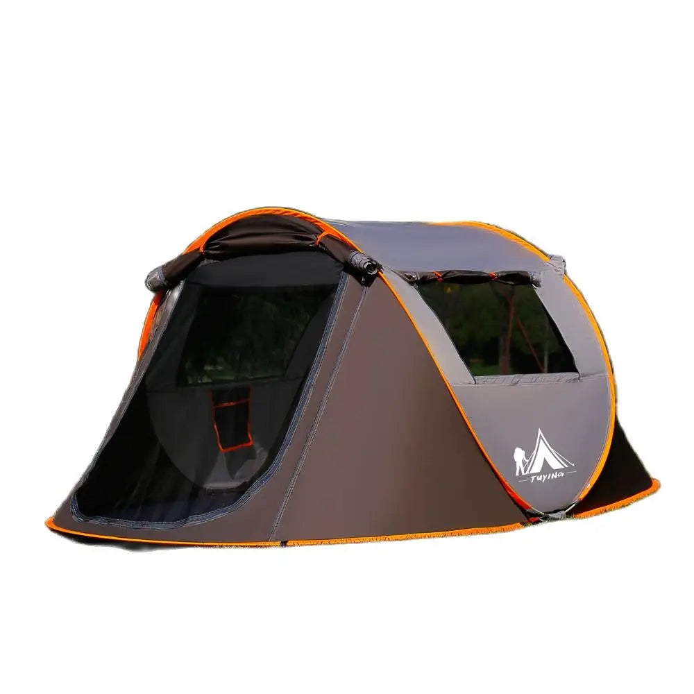 2-4Persons Throw Tent Automatic Waterproof Large Space Family Outdoor Camping Portable Tourist Self-driving BBQ Equipment