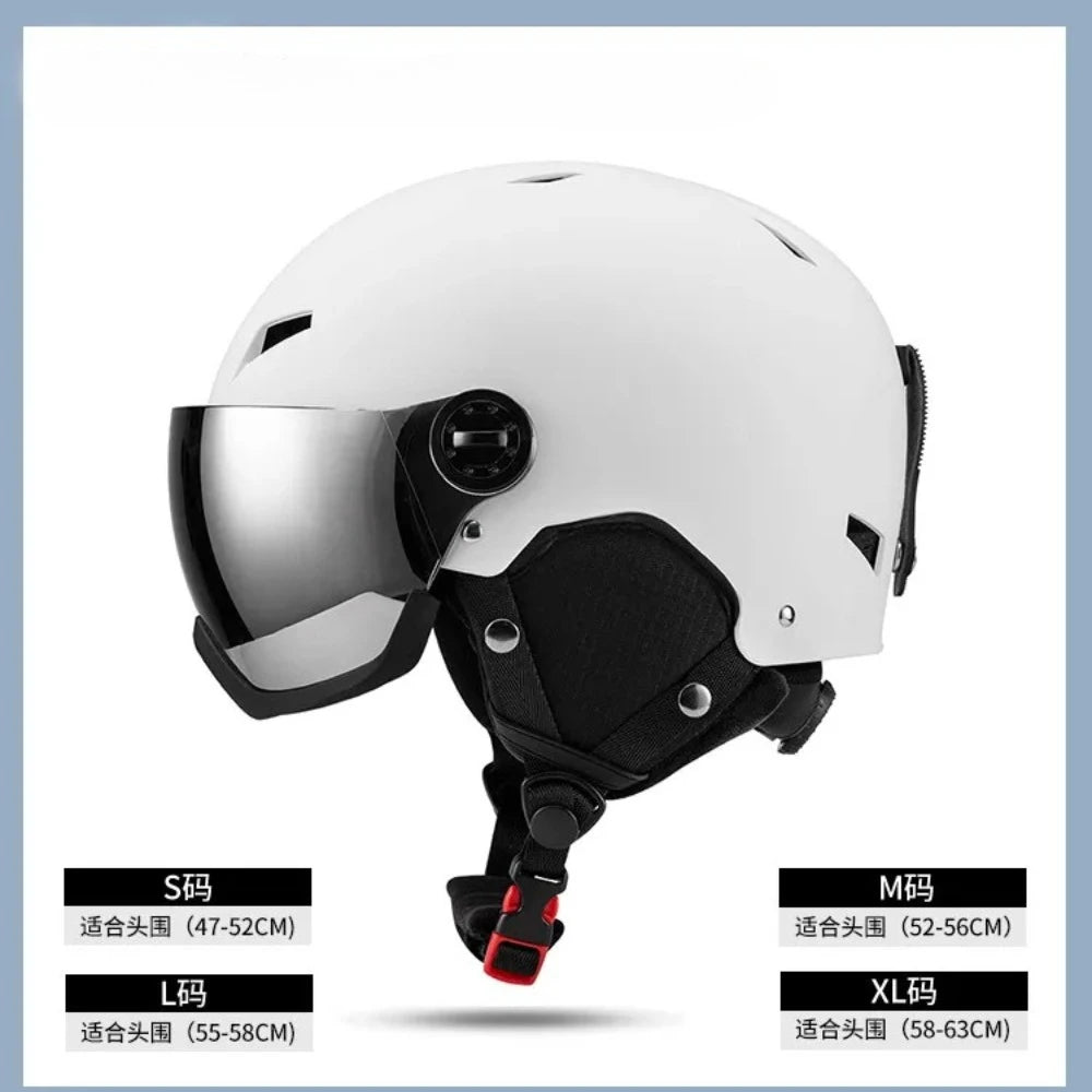 LUMDEER Winter Ski Helmet One-piece Adult Universal Snow Helmet Skating Ski girl Men's Snowboard Outdoor Sports Helmets 2026