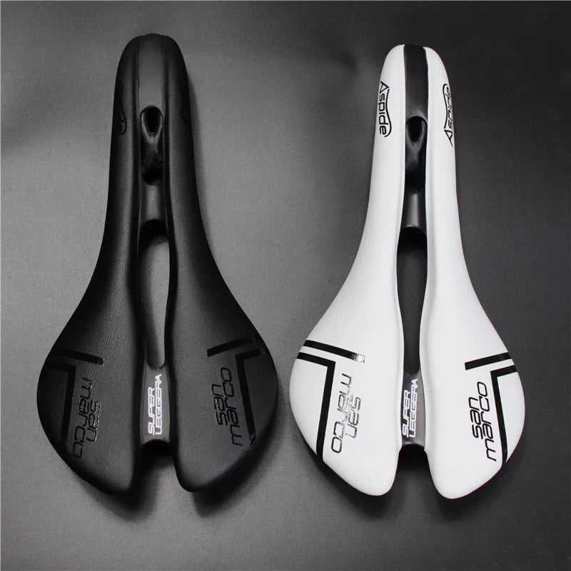 San Marco Aspider Carbon Fiber Saddle for City Cycling And Mountain Bike Racing Seat with Carbon Rails Unisex