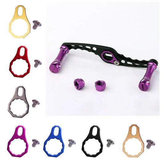 License Lock Aluminum Alloy Anti-rust Fishing Reel Fishing Reel Handle Crank Nut Left Right Handle Baitcasting Tackle Accessory