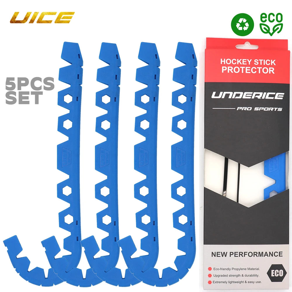 UICE 5pcs Pro Ice Hockey Stick Blade Protector Hockey Accessories ECO Material For Ice Training Practice Hockey Equipment