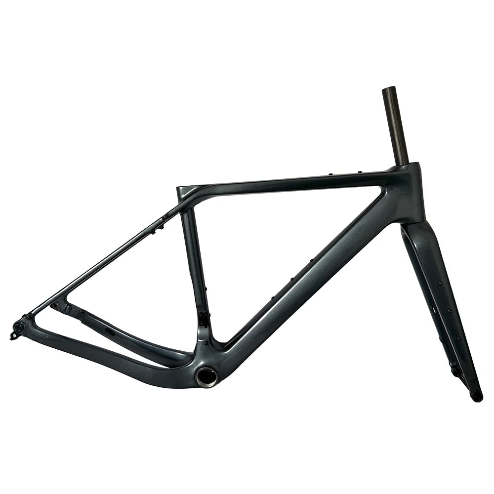 2024 G30U Carbon Gravel Bike Frame UDH Derailleur Hanger Treaded T47 Full Hidden Cable Gravel Frameset Carbon Road Frame Bicycle