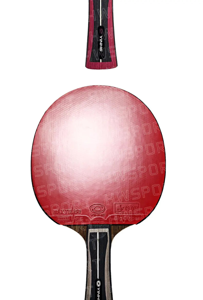 YINHE Professional Table Tennis Racket Pre-made 12 13 14 15 Star Ping Pong Racket Paddle 5 Wood 2 Carbon Offensive Bat for Speed