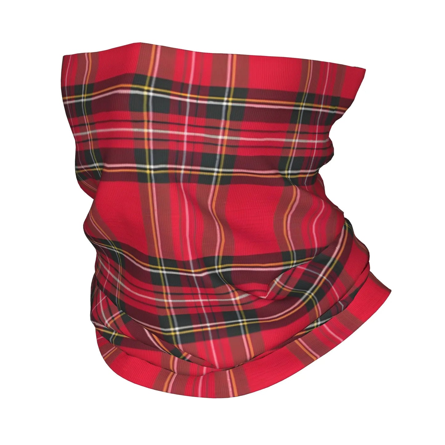 Custom Stewart Royal Scottish Tartan Bandana Neck Gaiter for Ski Camping Women Men Wrap Scarf Scotland Print Headband Warmer