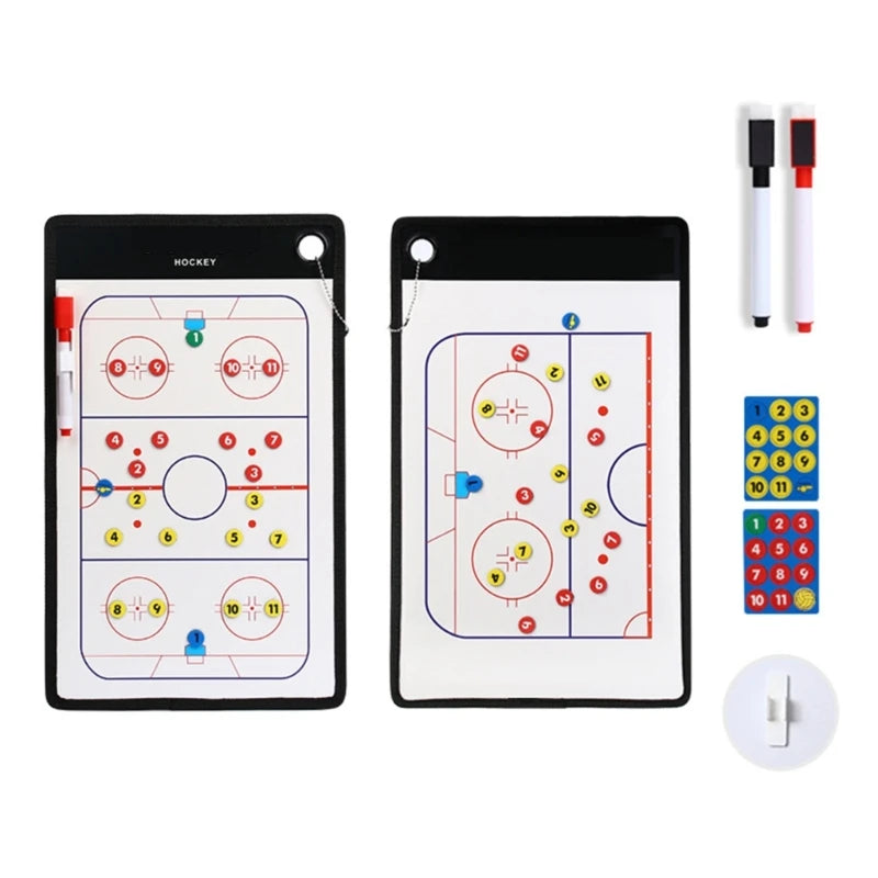 Basketball Coaching Clipboard with Dry Erases Marker and Magnets, Basketball Dry Erases Board for Coaches Football Sport