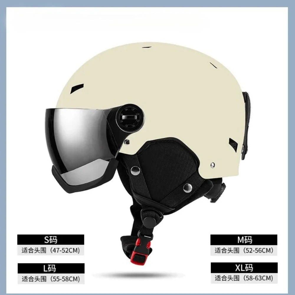LUMDEER Winter Ski Helmet One-piece Adult Universal Snow Helmet Skating Ski girl Men's Snowboard Outdoor Sports Helmets 2026