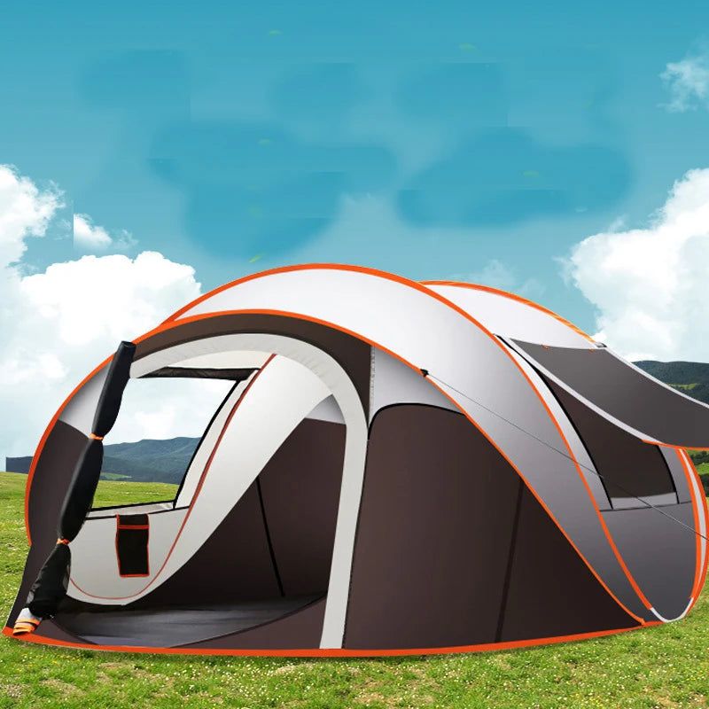 2-4Persons Throw Tent Automatic Waterproof Large Space Family Outdoor Camping Portable Tourist Self-driving BBQ Equipment