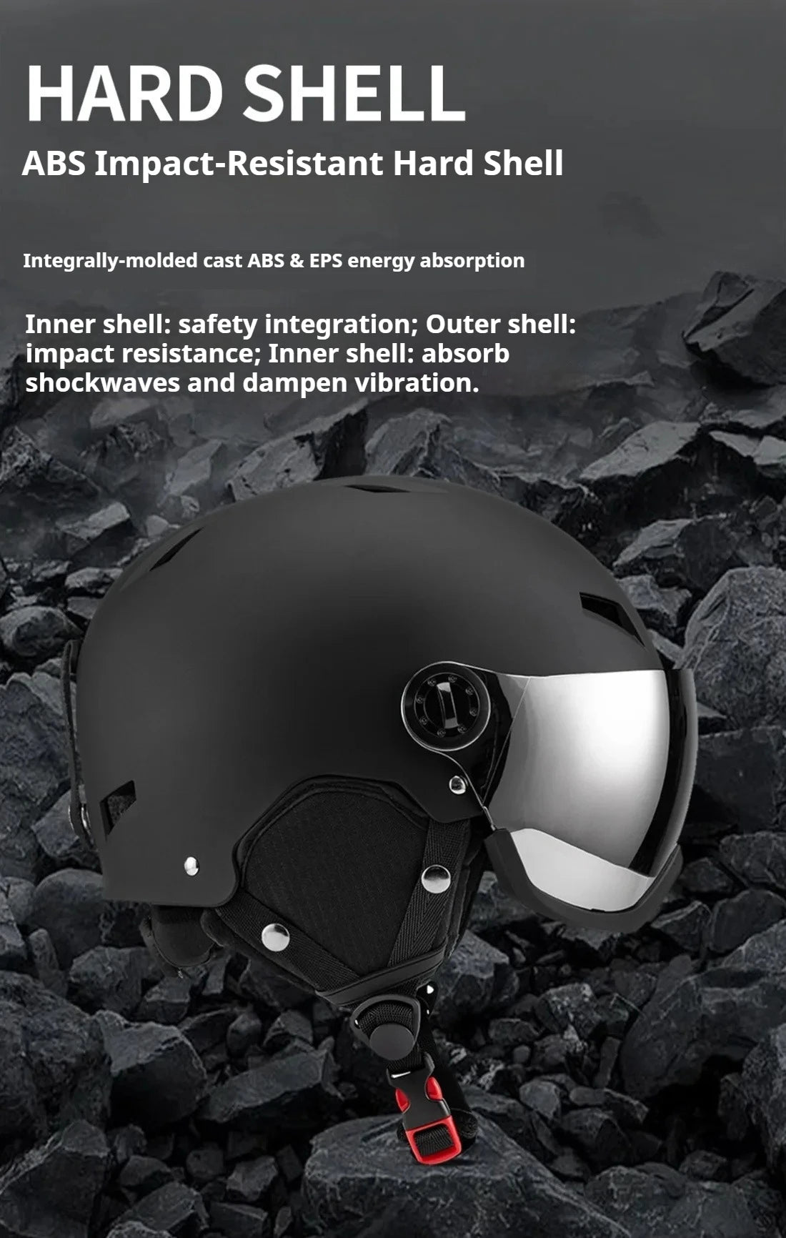 LUMDEER Winter Ski Helmet One-piece Adult Universal Snow Helmet Skating Ski girl Men's Snowboard Outdoor Sports Helmets 2026