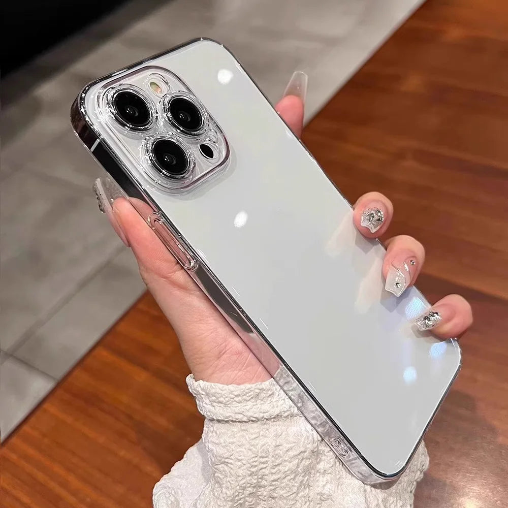 Clear Case For iPhone 17 16 15 14 11 12 13 Pro Max 7 8 15 16 Plus X XR XS Max Air SE 2020 2022 iphone11 Shockproof Cover Funda