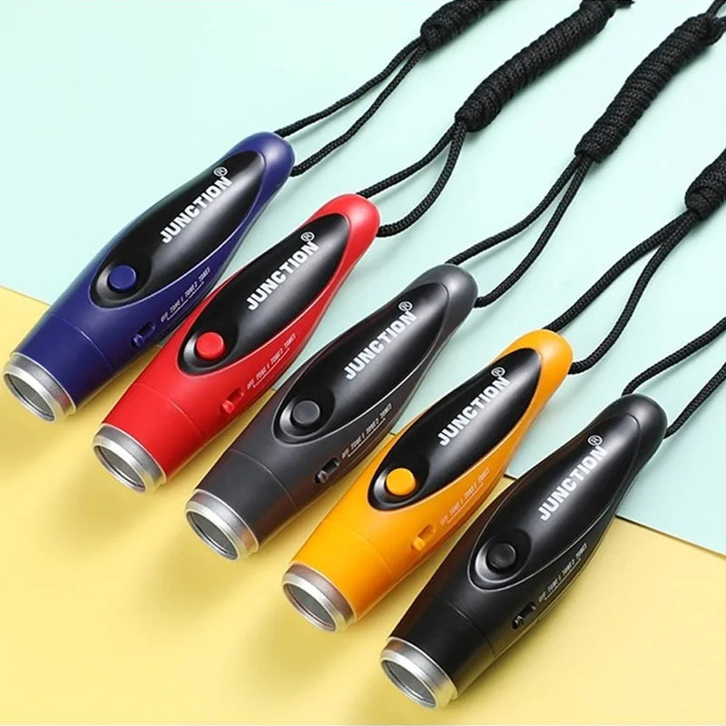 Exercise130dB Exercise Electronic Whistle with 3 Tones for Referee Sports Coaching Pet Training Football Basketball Outdoor Use