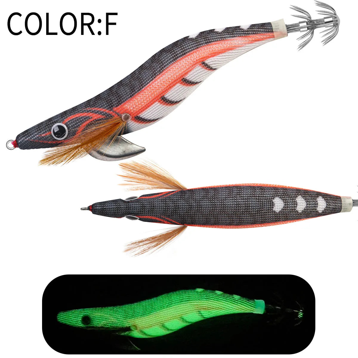 12g 14g 19g Squid Jig Floating Eging Fishing Squid Lure Fishing Lure Artificial Bait for Fishing Squid Hook Octopus Cuttlefish