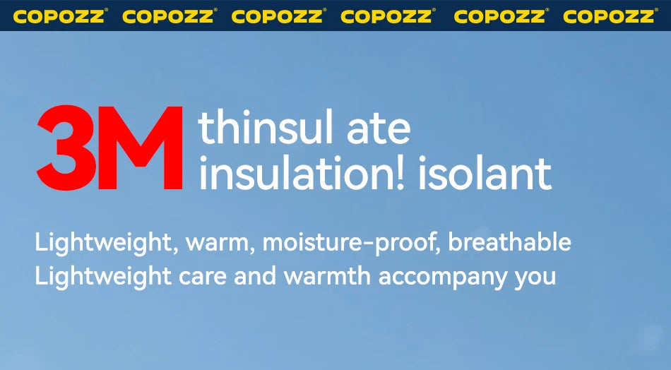 COPOZZ New Children's Ski Gloves 3M Thinsulate Wear resistant Winter Thermal Gloves Cartoon Waterproof Snowboard Gloves For Kids