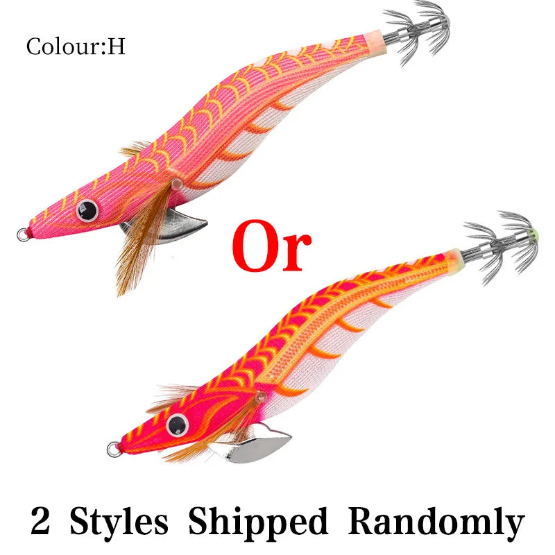 12g 14g 19g Squid Jig Floating Eging Fishing Squid Lure Fishing Lure Artificial Bait for Fishing Squid Hook Octopus Cuttlefish