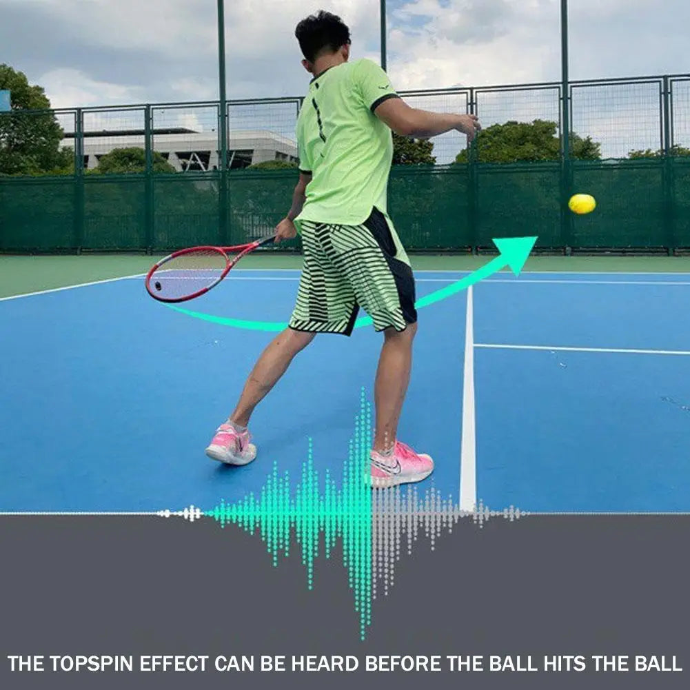2025 Tennis Topspin Training Whistle - Portable Swing Aid for Beginners, Practice Hitting Trainer Master with Feedback Function