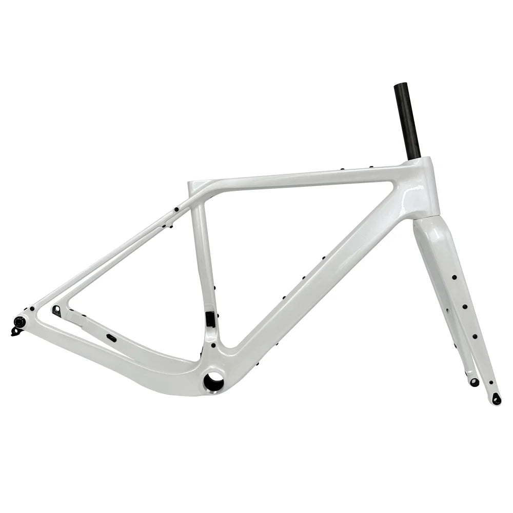 2024 G30U Carbon Gravel Bike Frame UDH Derailleur Hanger Treaded T47 Full Hidden Cable Gravel Frameset Carbon Road Frame Bicycle