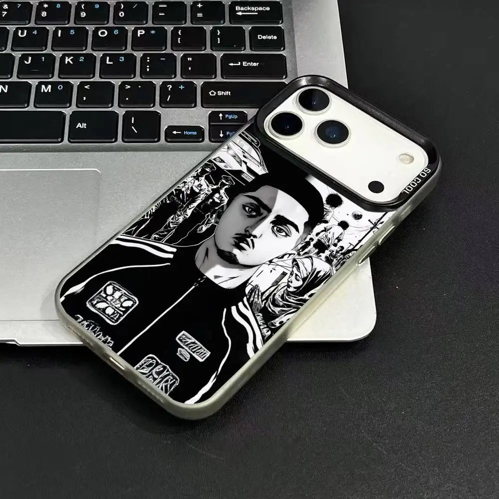M-Morad MDLR Morad04 Phone Case For iPhone 12 13 14 15 16 17Pro Max Plus Protect Plating Phone Cover