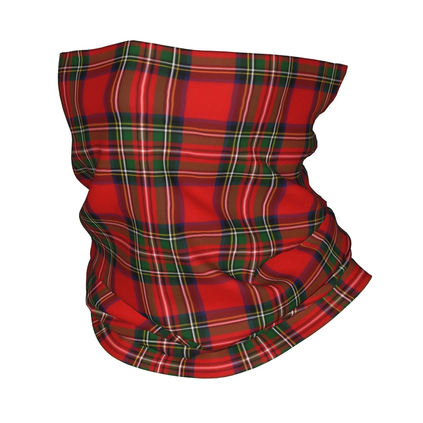 Custom Stewart Royal Scottish Tartan Bandana Neck Gaiter for Ski Camping Women Men Wrap Scarf Scotland Print Headband Warmer