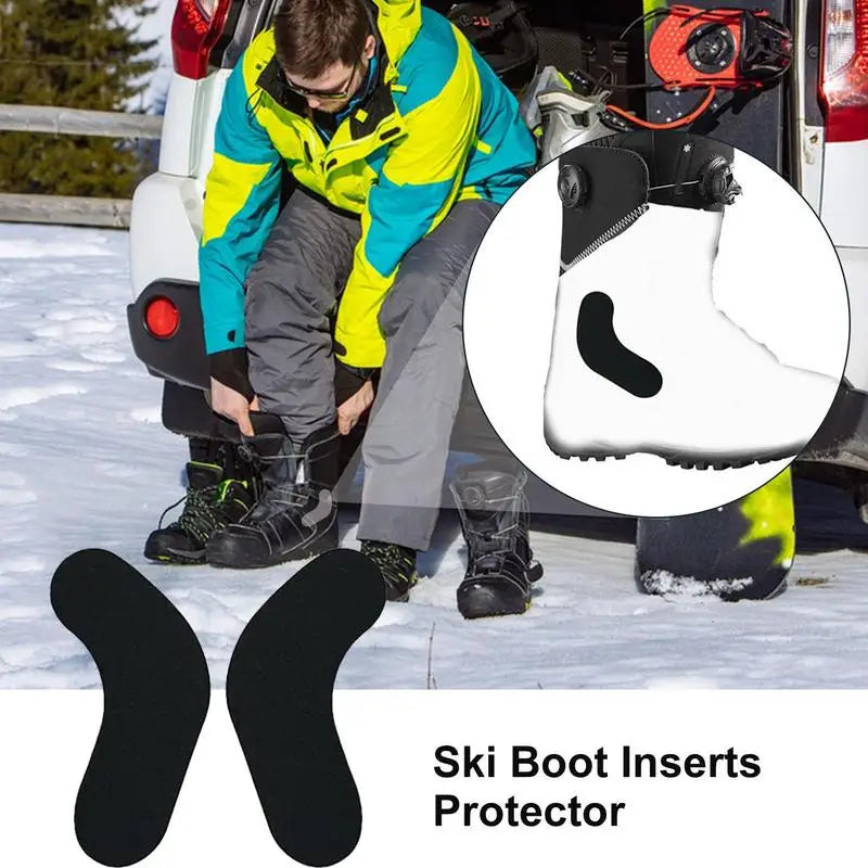 Comfortable Ski Boot Pads Snowboard Adhesive Foam Pads Ski Boot Ankle Wrap Pads Adhesive Snowboard And Ski Boot Fitting Pads