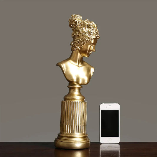 Home Decoration Goddess Statue Model Light Luxury Livingroom Bedroom Office Hotel Hall Decor Art Crafts Figurines Ornaments