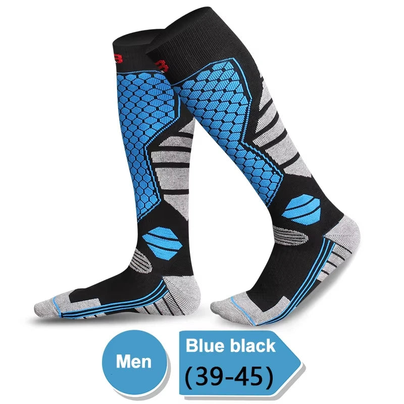 New Winter Warm Ski Socks Anti-slip Thickened Compression Snowboard Socks Thermal Moisture-wicking Knee High Socks 2026