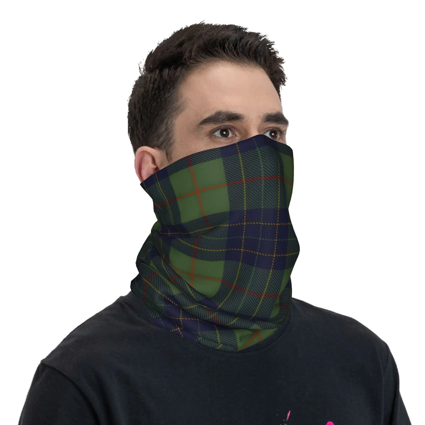 Custom Stewart Royal Scottish Tartan Bandana Neck Gaiter for Ski Camping Women Men Wrap Scarf Scotland Print Headband Warmer