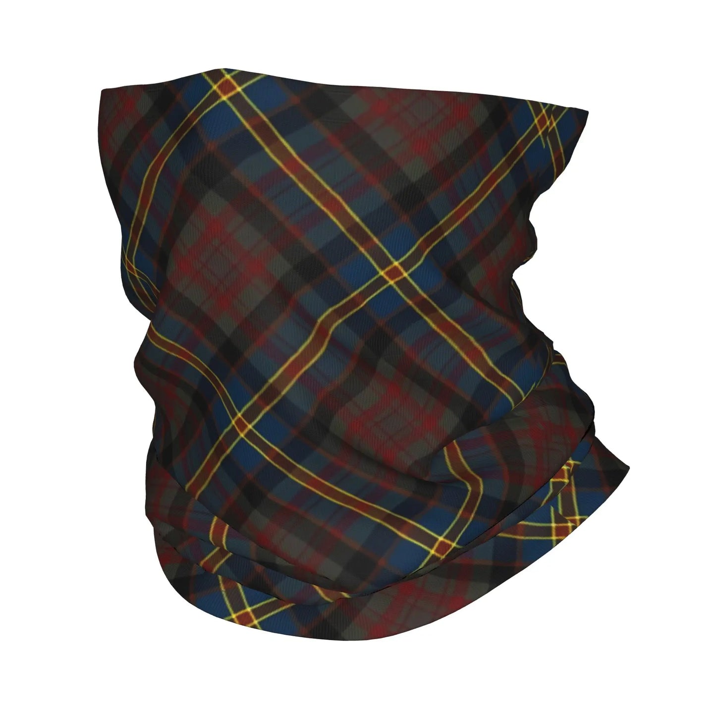 Custom Stewart Royal Scottish Tartan Bandana Neck Gaiter for Ski Camping Women Men Wrap Scarf Scotland Print Headband Warmer