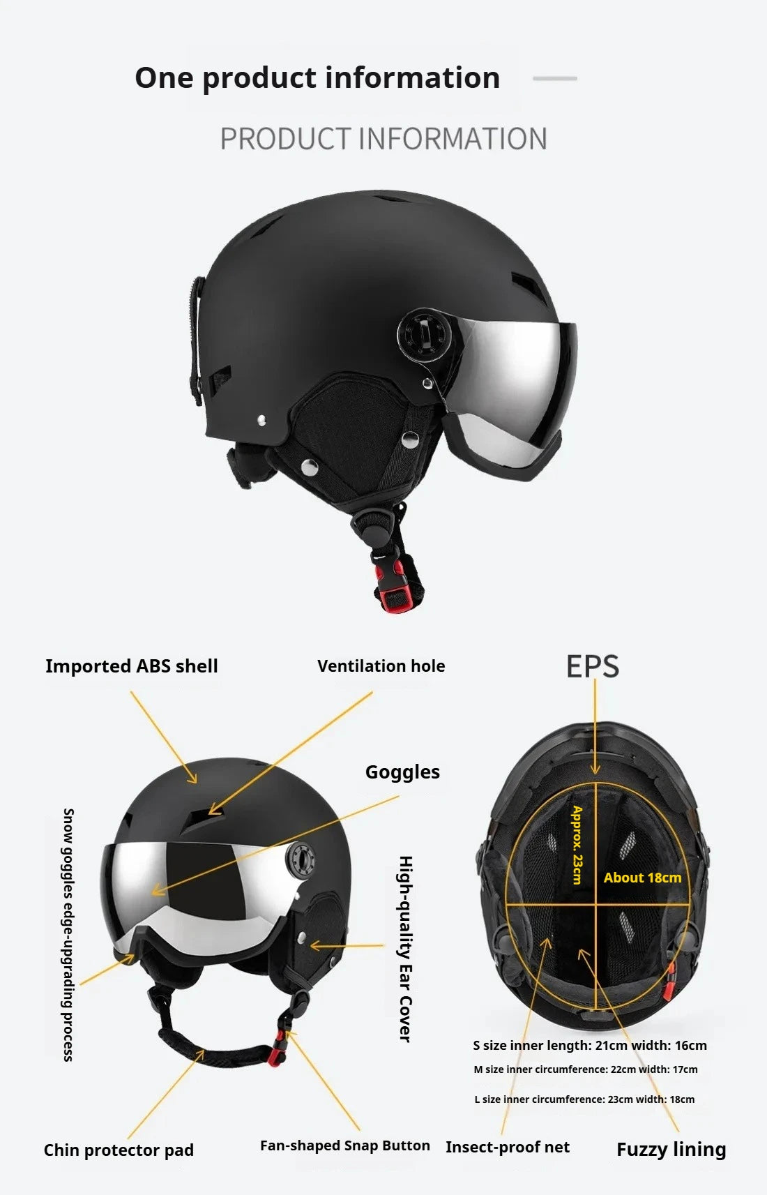 LUMDEER Winter Ski Helmet One-piece Adult Universal Snow Helmet Skating Ski girl Men's Snowboard Outdoor Sports Helmets 2026