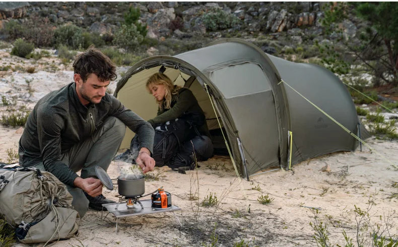 Naturehike Opalus UL 2-3 Man Hiking Tent Portable 4 Seasons High Strength 15D Nylon Backpack Trekking Tunnel Tent CNK2450WS036