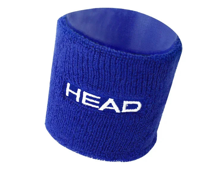 Original HEAD Tennis Wristband Badminton Sport Wristband Cotton Comfortable Sweat Wiping Non Slip Wristband
