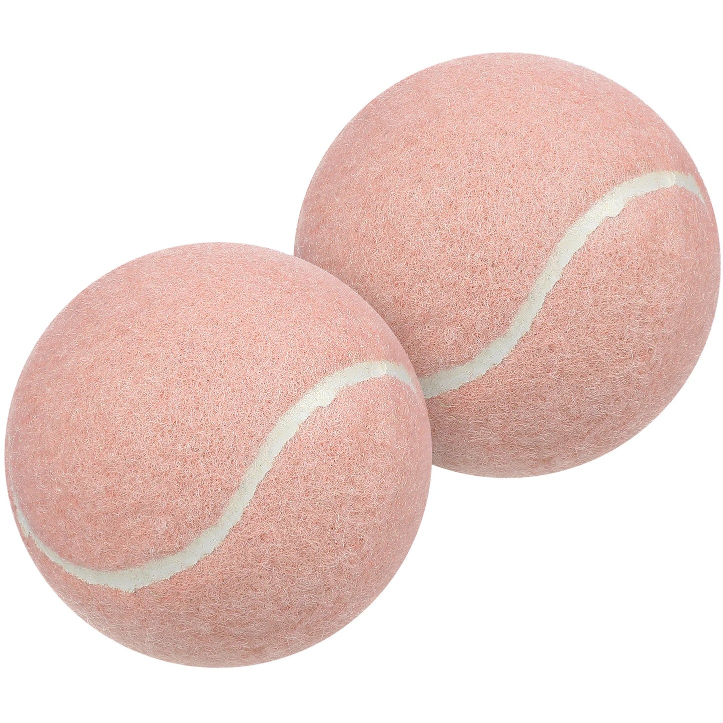 2pcs Pink Playful For Beginner Training Practice Lightweight Set Player Playground Use Pink Tennis Balls Tennis