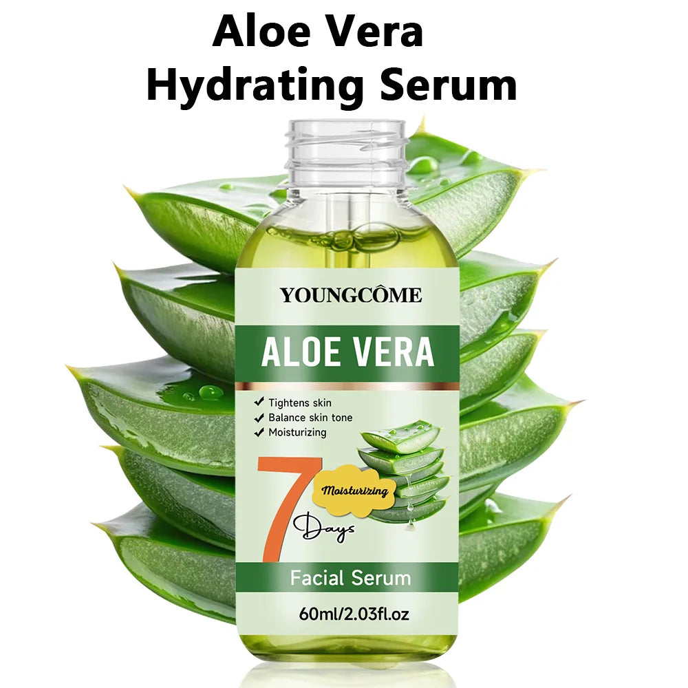 Aloe Vera Anti-aging Face Serum  Aloe Vera Hydrating Brightening Moisture Face Essence Reduce Dark Spots