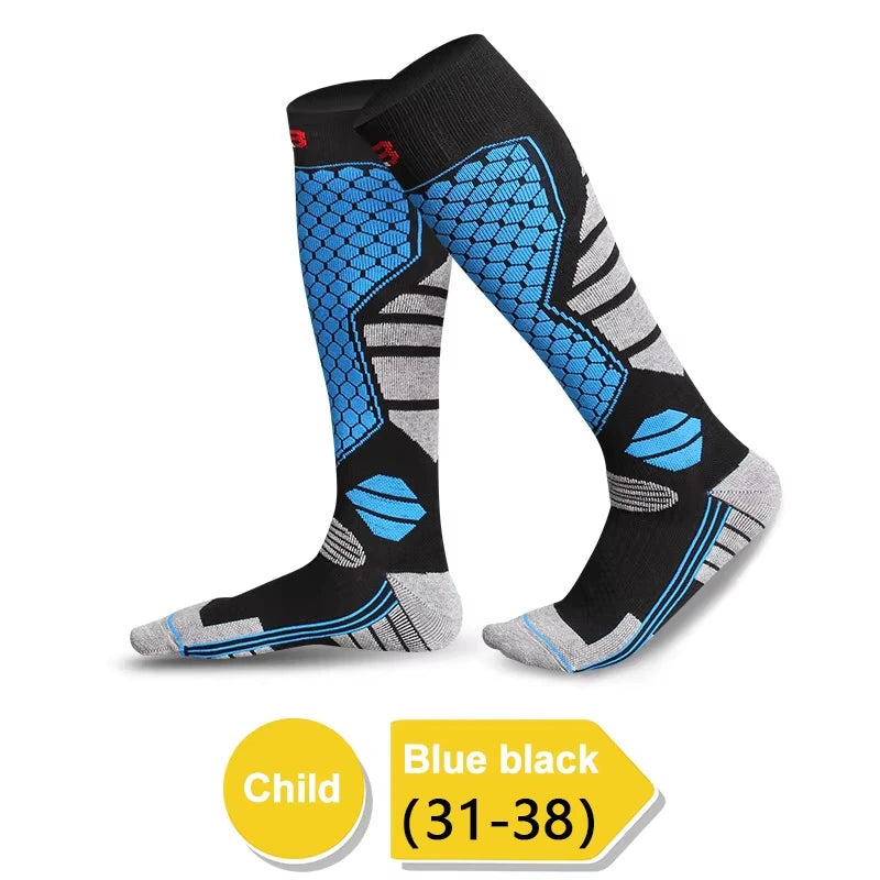 New Winter Warm Ski Socks Anti-slip Thickened Compression Snowboard Socks Thermal Moisture-wicking Knee High Socks 2026