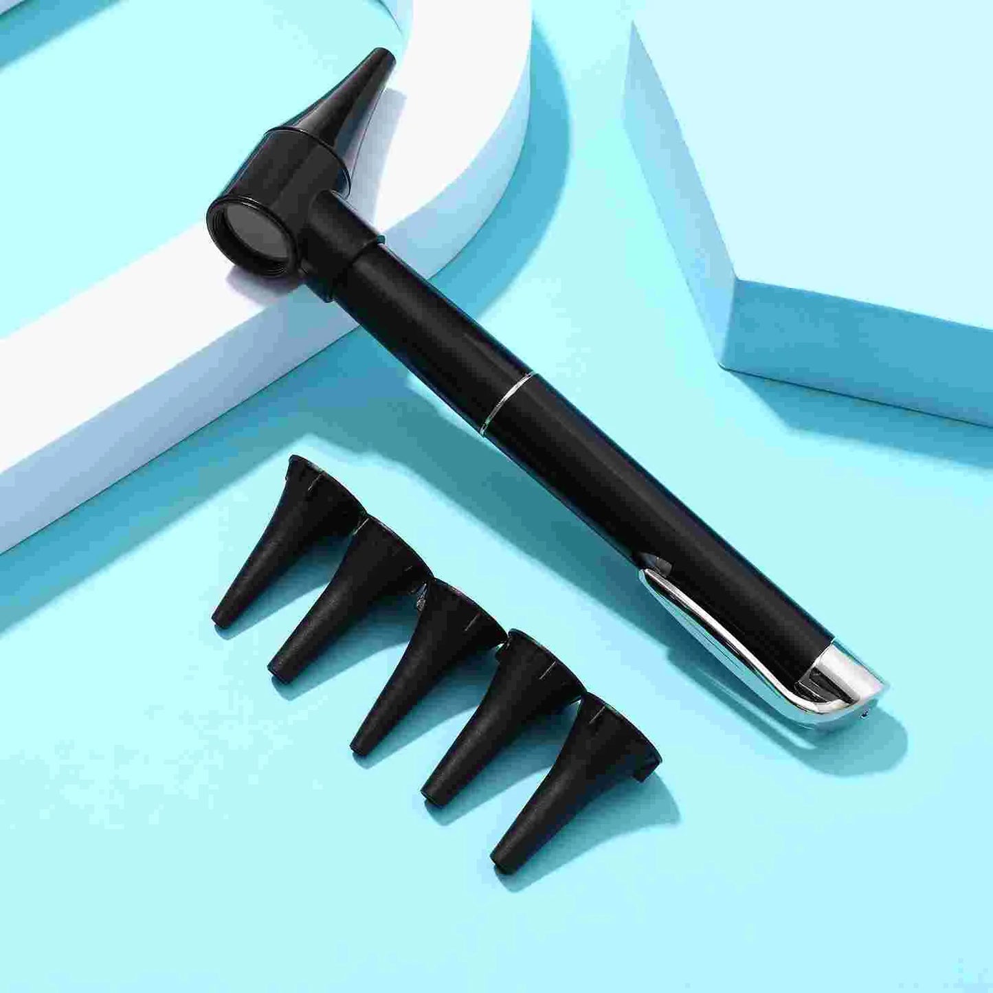 1 set Portable Diagnostic Otoscope With Led Light High Magnification Ear Speculum Science Tool For Students Home Use