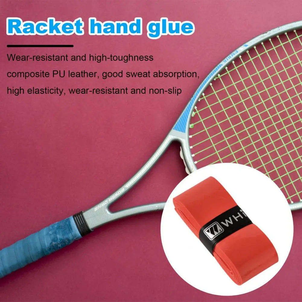 110*2.5cm Tennis Racket Grip Tape Anti Slip Sweat Absorbent Grip Overgrip Tape Badminton Tennis Cover Tape Sports Accessories