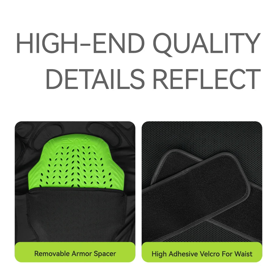 COPOZZ ESA Anti-Collision Back Chest Impact Protection Motorcycle Inner Jacket Clothes Full Body Ski Armour Protector Pants