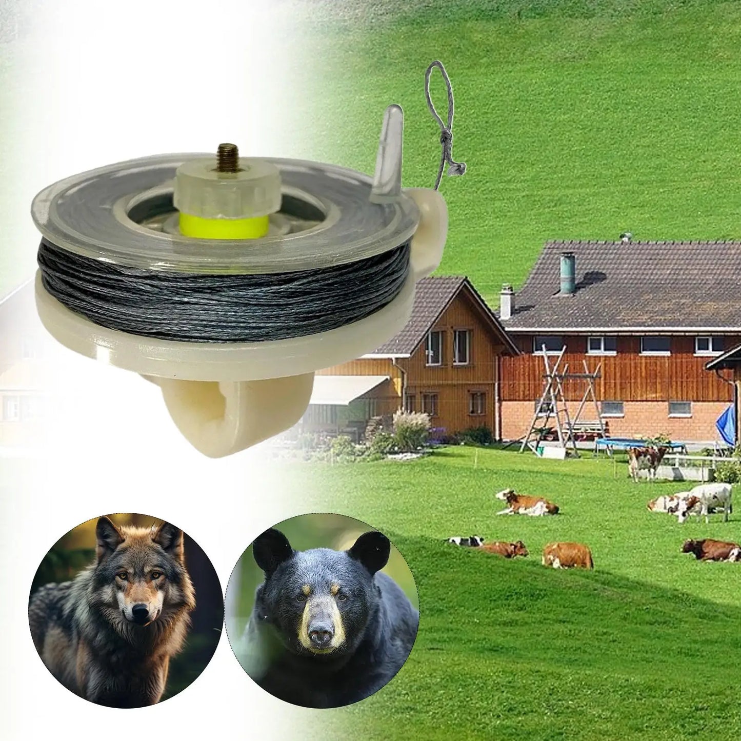 Perimeter Alarm Trip Wire Camping Perimeter Alarm Trip Line Weatherproof Early Warning Security System For Camping Outdoor